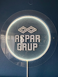 Pleksi Ledli Duvar Süsü