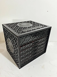 Kişiye Özel Ahşap Kalın Tesbih Kutusu ( 40 Tesbih 12 Saat )