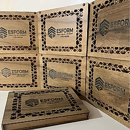 Ahşap Dikdörtgen Çikolata Kutusu