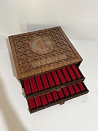 Kişiye Özel Ahşap Tesbih Kutusu ( 30 Tesbih )