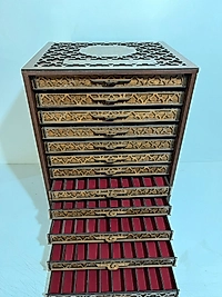 Ahşap Kalın Tesbih Kutusu  ( 120 )