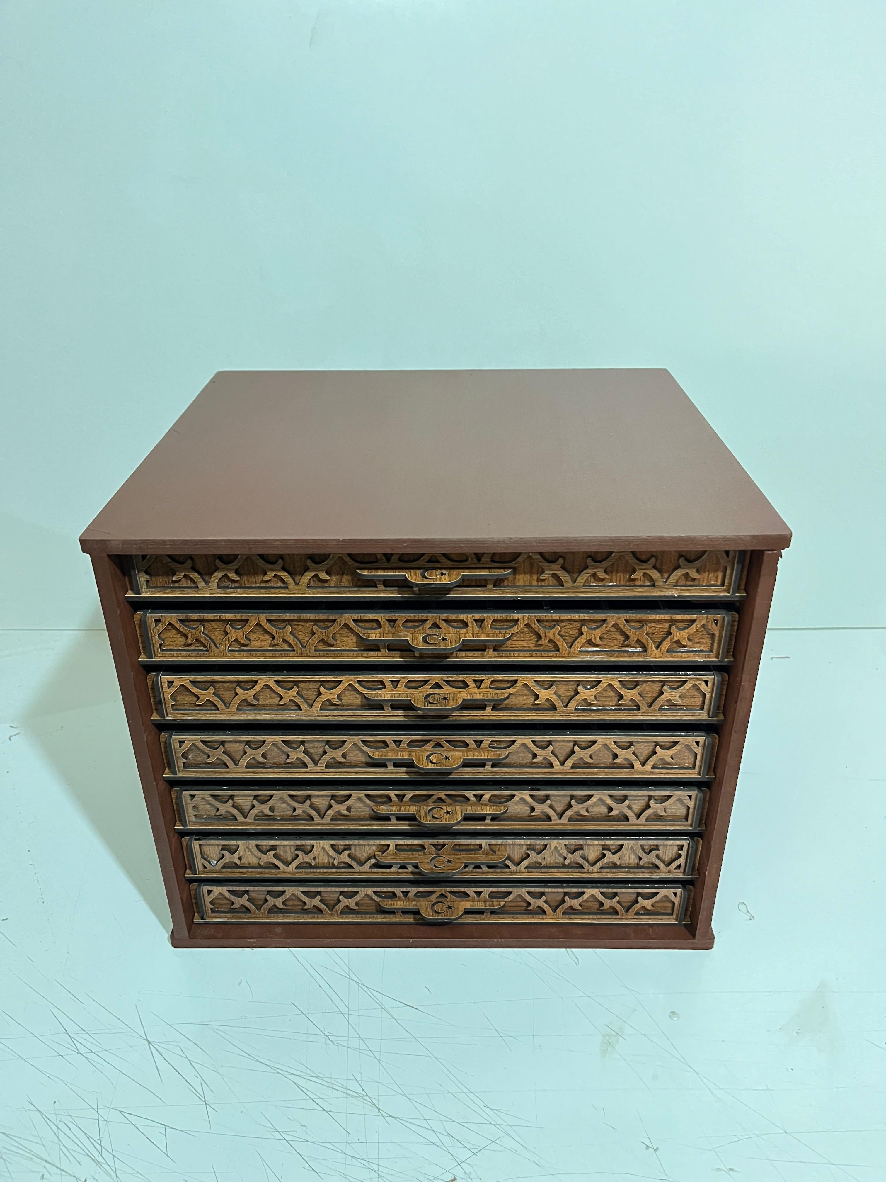 Ahşap Kalın Tesbih Kutusu  ( 70 )